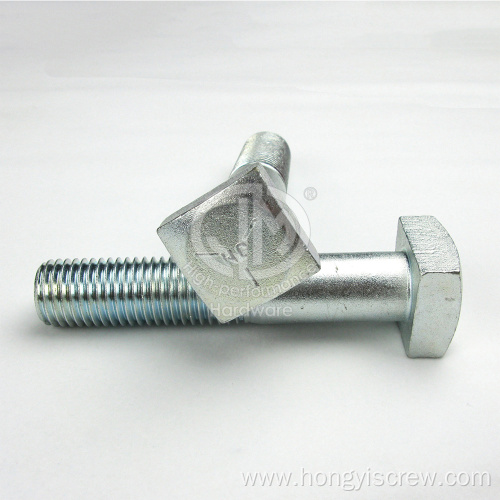 t-head Track bolts with square neck